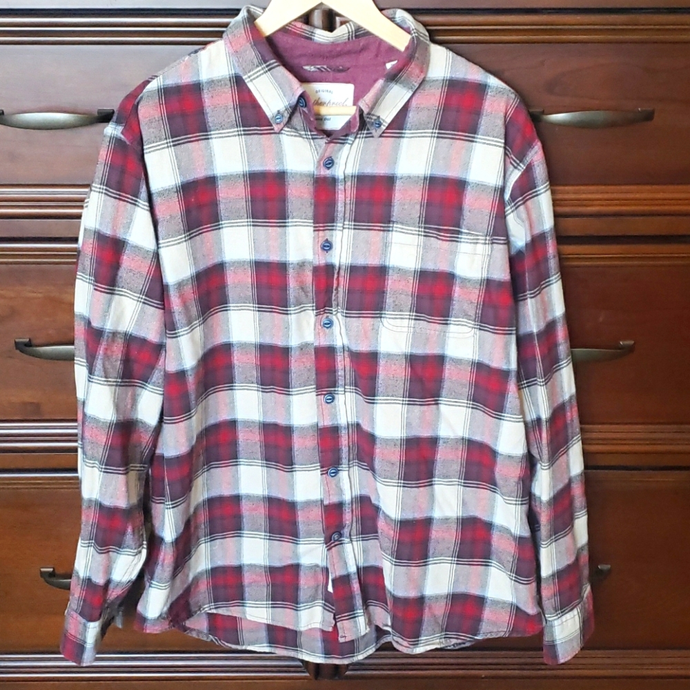 Weatherproof Plaid Flannel Shirt